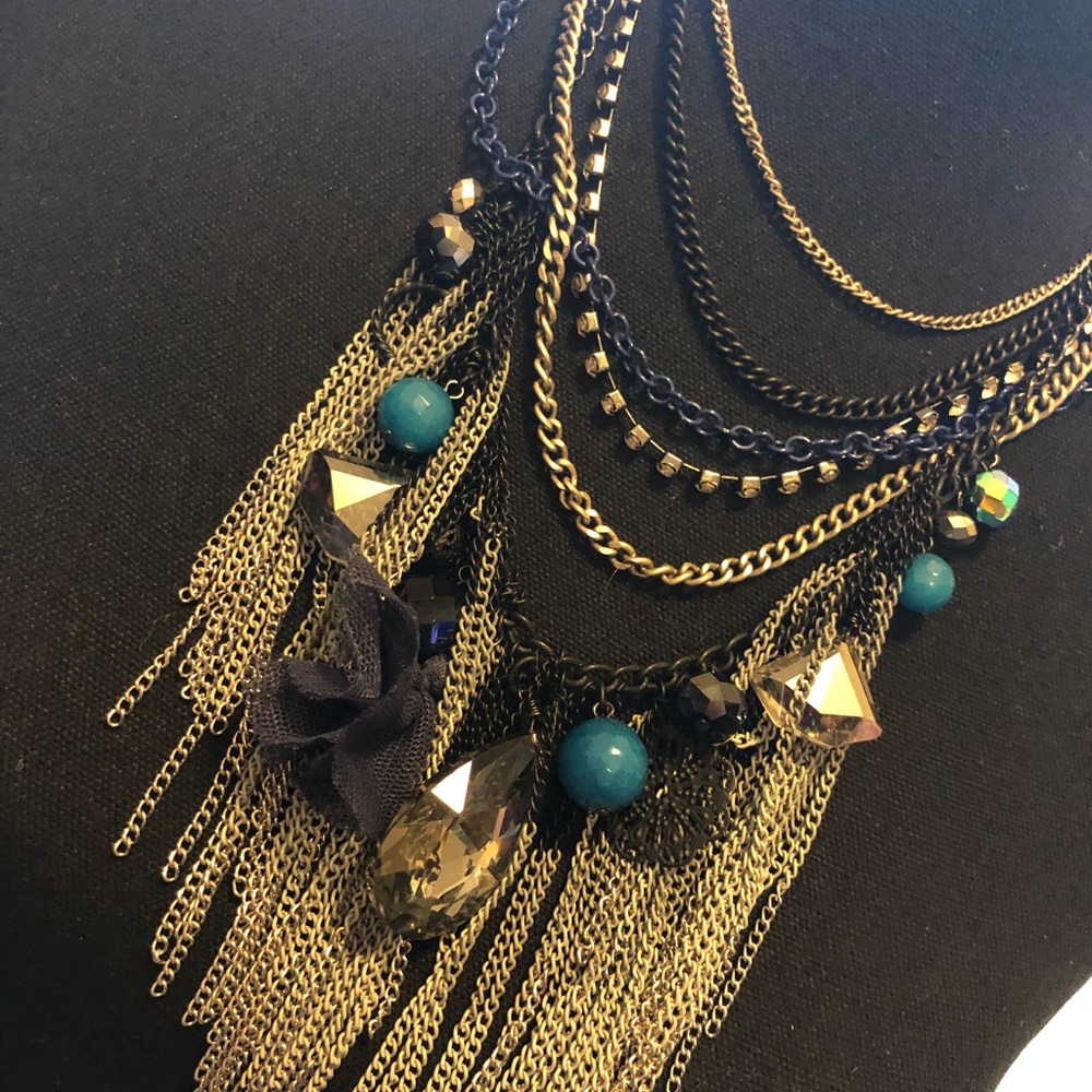 Multi-Layered Statement Necklace - image 2